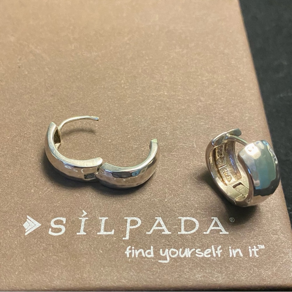 Silpada Sterling Silver Hoop Earrings